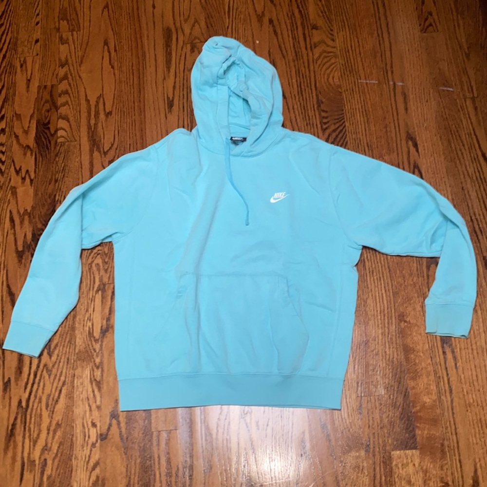 Blue Nike hoodie